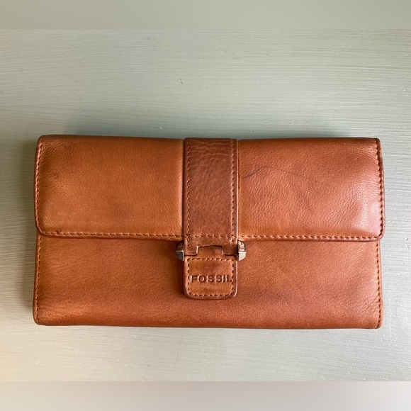 Vintage Fossil Leather Wallet - Picture 8 of 8